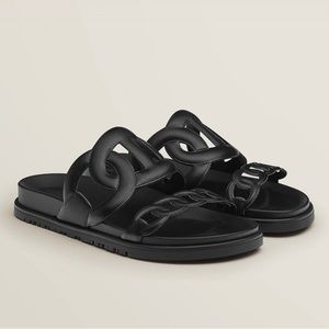 BNIB HERMES EXTRA SANDALS 🖤NOIR🖤